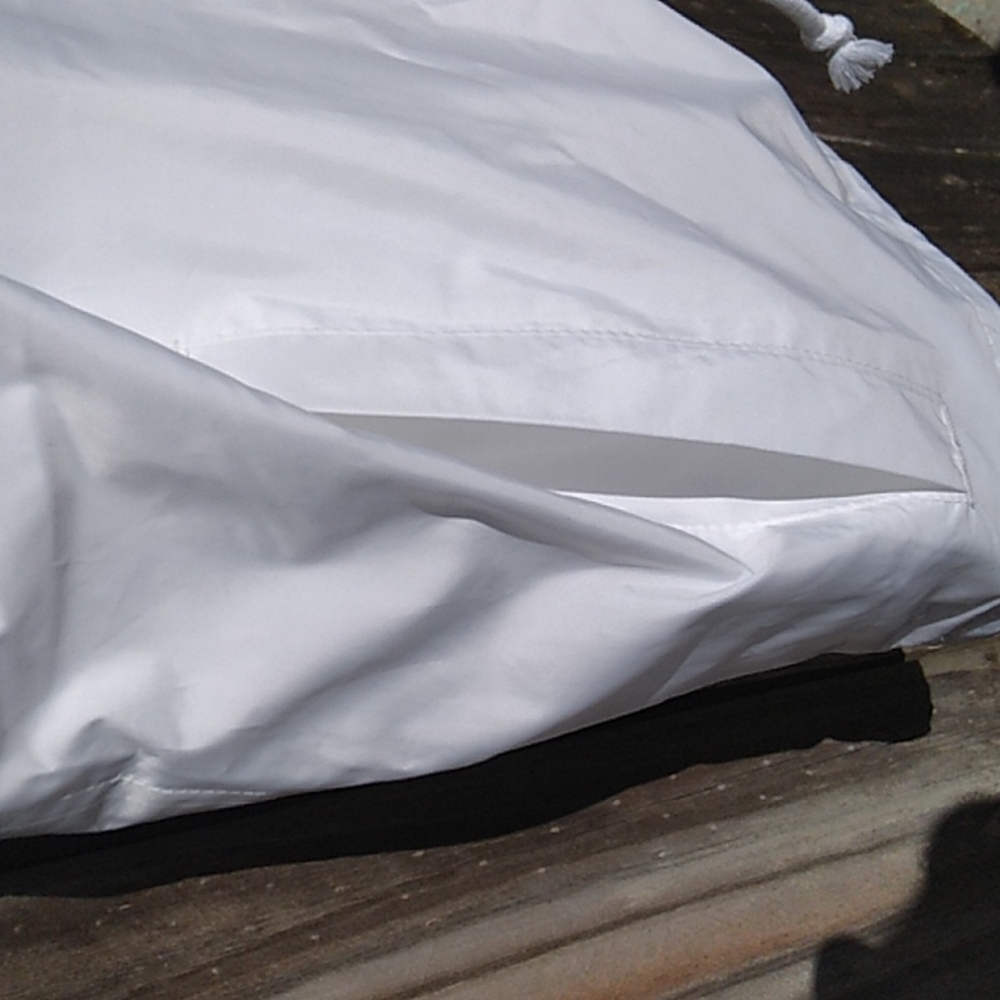 Nwt Champion White Nylon Jacket (XL) - Picture 6 of 12